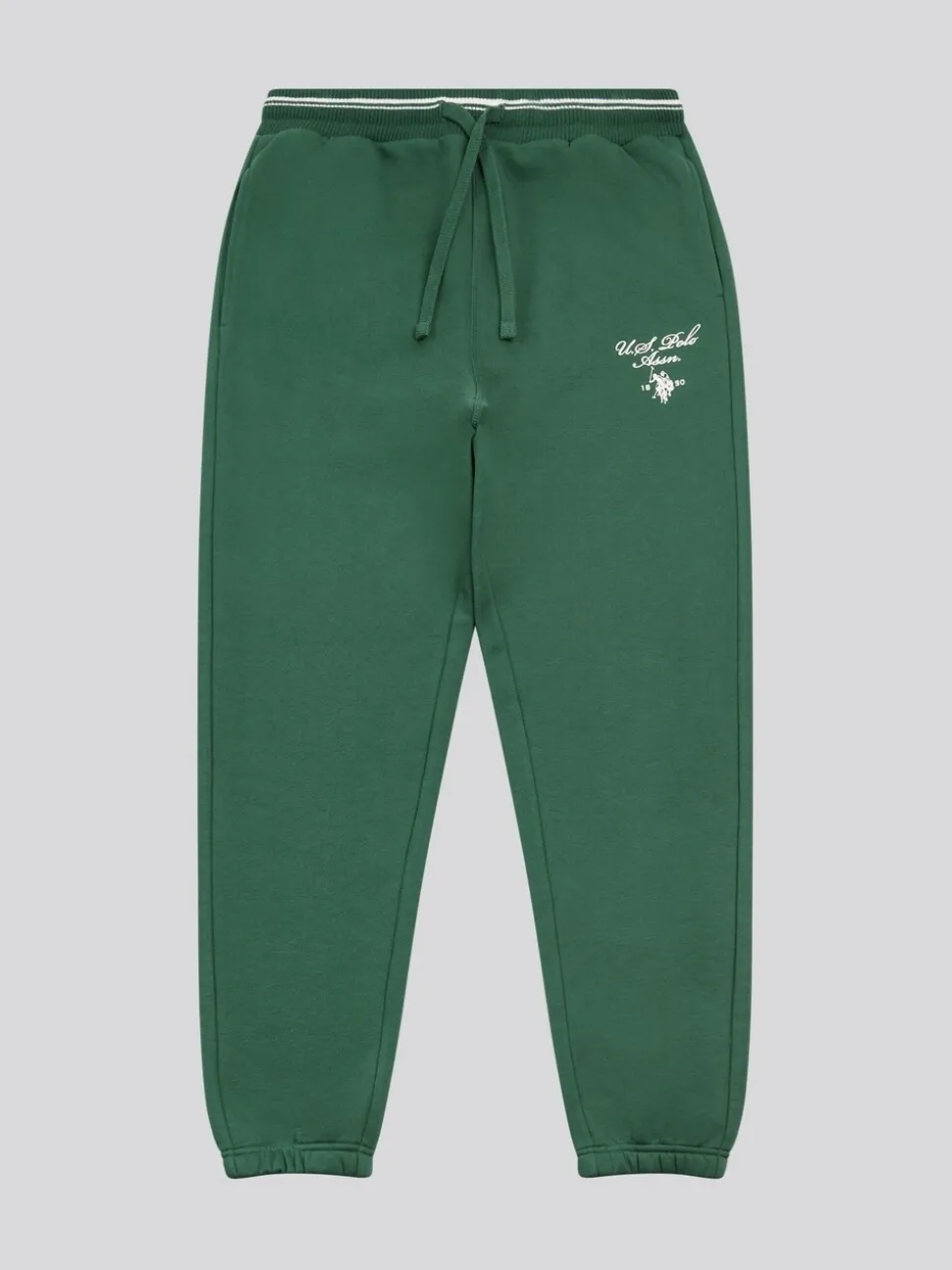 U.S. Polo Assn. Green Mens Tipped Sweat Joggers