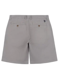 U.S. Polo Assn. Grey Classic Mens Chino Shorts