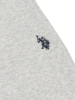 U.S. Polo Assn. Grey Mens Classic Fit Double Horsemen Joggers