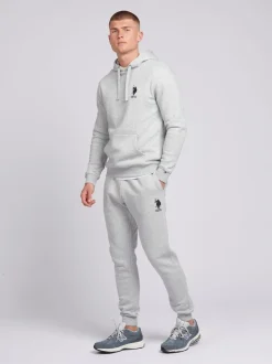 U.S. Polo Assn. Grey Mens Classic Fit Player 3 Joggers