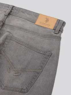U.S. Polo Assn. Grey Mens Classic Fit Jeans