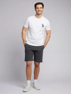 U.S. Polo Assn. Grey Mens Classic Chinos Shorts
