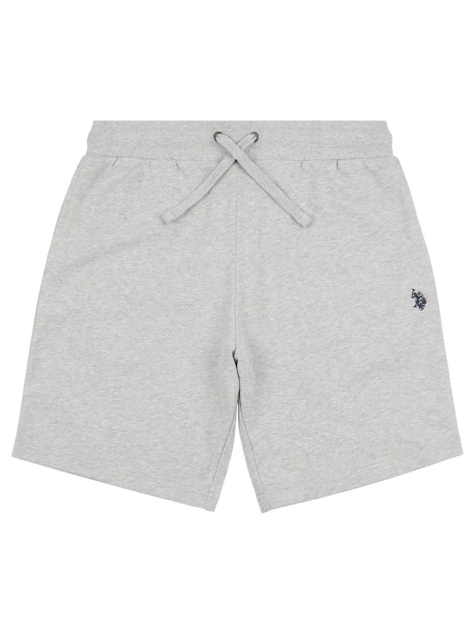 U.S. Polo Assn Grey Mens Double Horsemen Sweat 100% Cotton Shorts