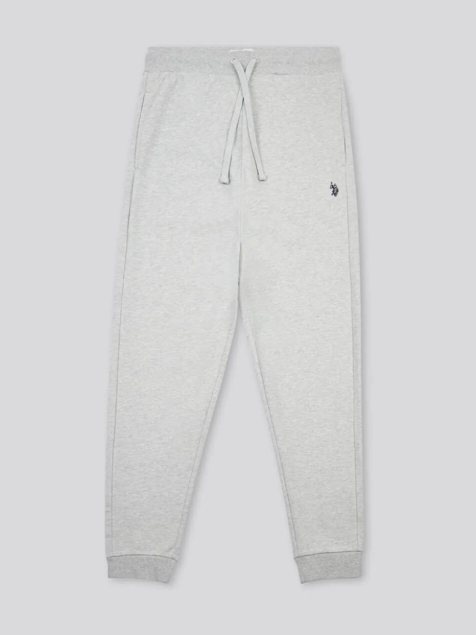 U.S. Polo Assn. Grey Mens Double Horsemen Loopback Joggers