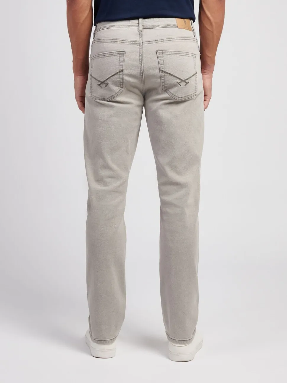 U.S. Polo Assn. Grey Straight Fit Jeans