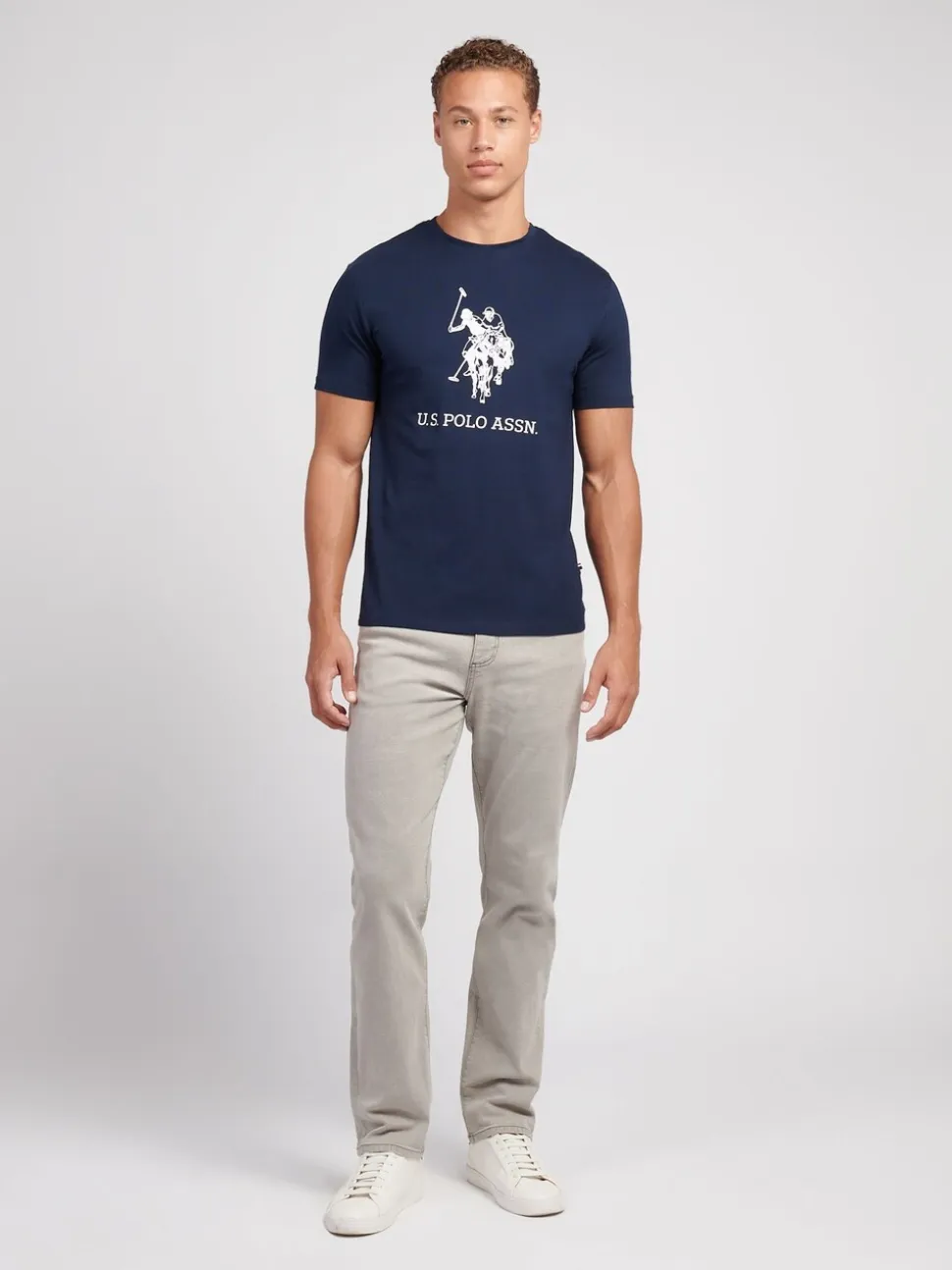 U.S. Polo Assn. Grey Straight Fit Jeans