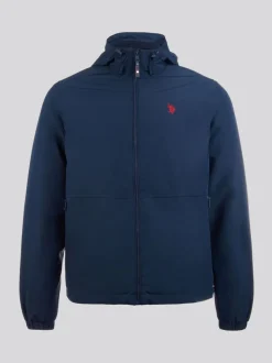 U.S. Polo Assn. Mens Fleece Lined Windbreaker