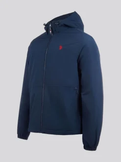 U.S. Polo Assn. Mens Fleece Lined Windbreaker