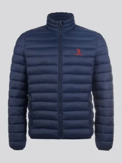 U.S. Polo Assn. Mens Lightweight Bound Quilted Jacket