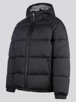 U.S. Polo Assn. Mens Ripstop Hooded Puffer Jacket