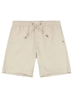 U.S. Polo Assn. Natural Mens Linen Blend Deck Shorts