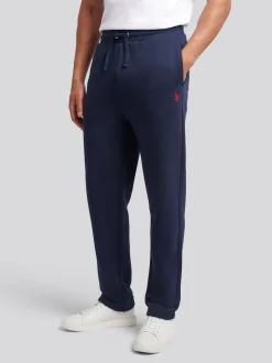 U.S. Polo Assn. Navy Blue Mens Double Horsemen Straight Leg Joggers