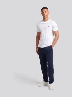 U.S. Polo Assn. Navy Blue Mens Double Horsemen Straight Leg Joggers