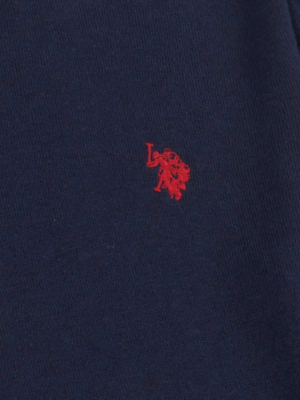 U.S. Polo Assn. Navy Mens Cotton Crew Neck Jumper