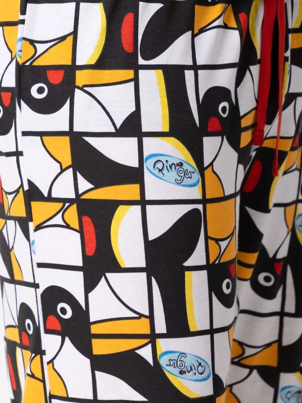 Vanilla Underground Black Pingu Comic Strip Lounge Joggers