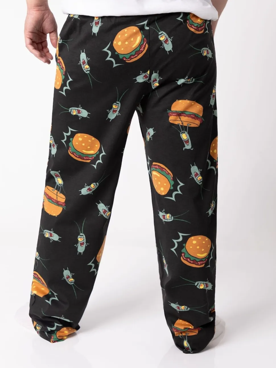 Vanilla Underground Black SpongeBob SquarePants Plankton Lounge Joggers
