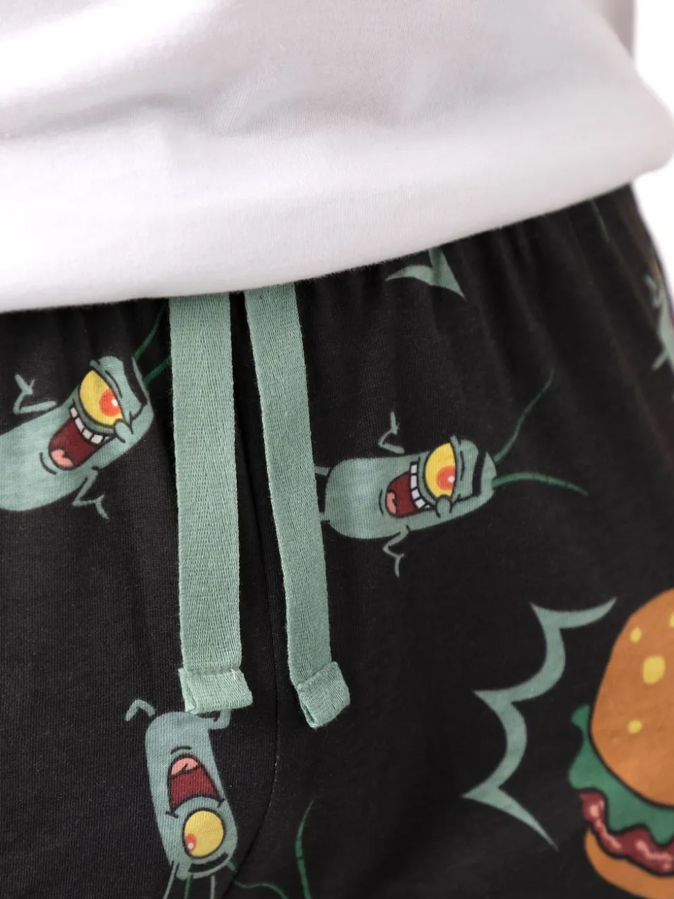 Vanilla Underground Black SpongeBob SquarePants Plankton Lounge Joggers