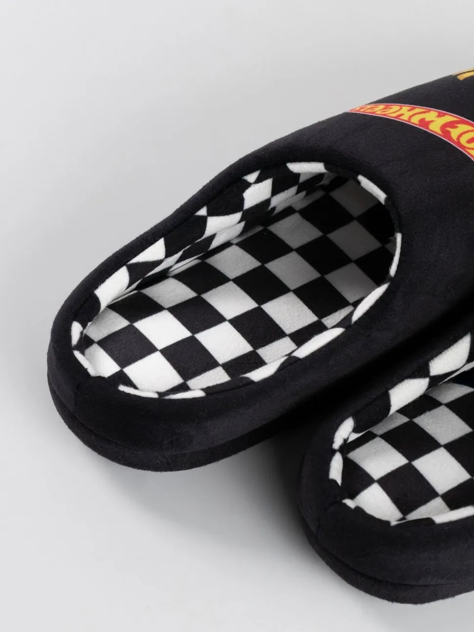 Vanilla Underground Black Hot Wheels Mule Slippers