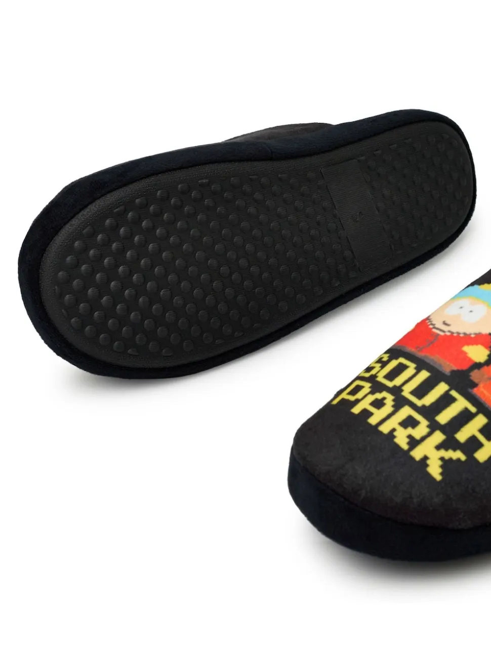 Vanilla Underground Black Mens Character Slippers
