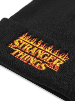 Vanilla Underground Black Adults Stranger Things Beanie Hat