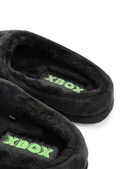 Vanilla Underground Black Xbox Mule Slippers