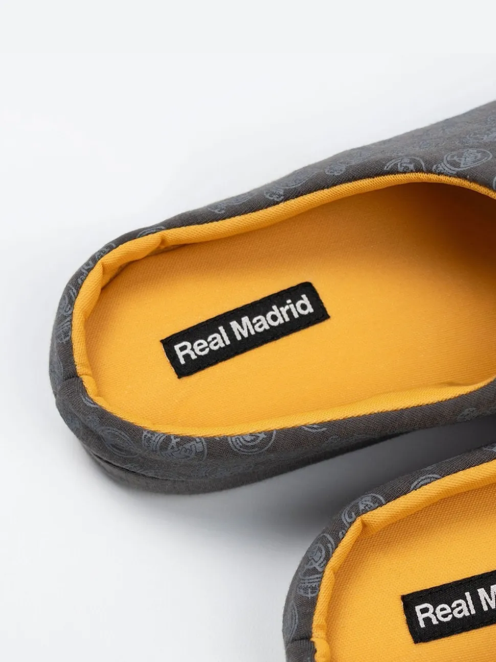 Vanilla Underground Black Real Madrid Logo Slippers
