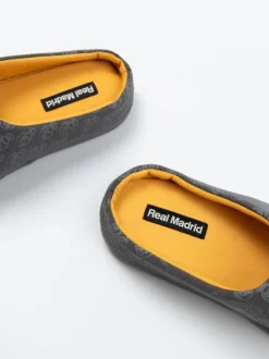 Vanilla Underground Black Real Madrid Logo Slippers