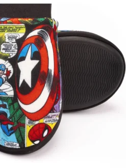Vanilla Underground Black Marvel Mr Men Mr Lazy Slippers