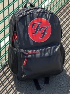 Vanilla Underground Black Foo Fighters Unisex Black Backpack