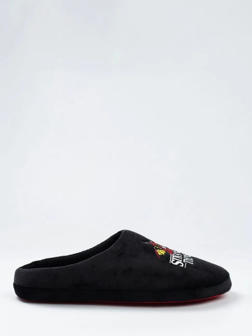 Vanilla Underground Black Stranger Things Mule Slippers