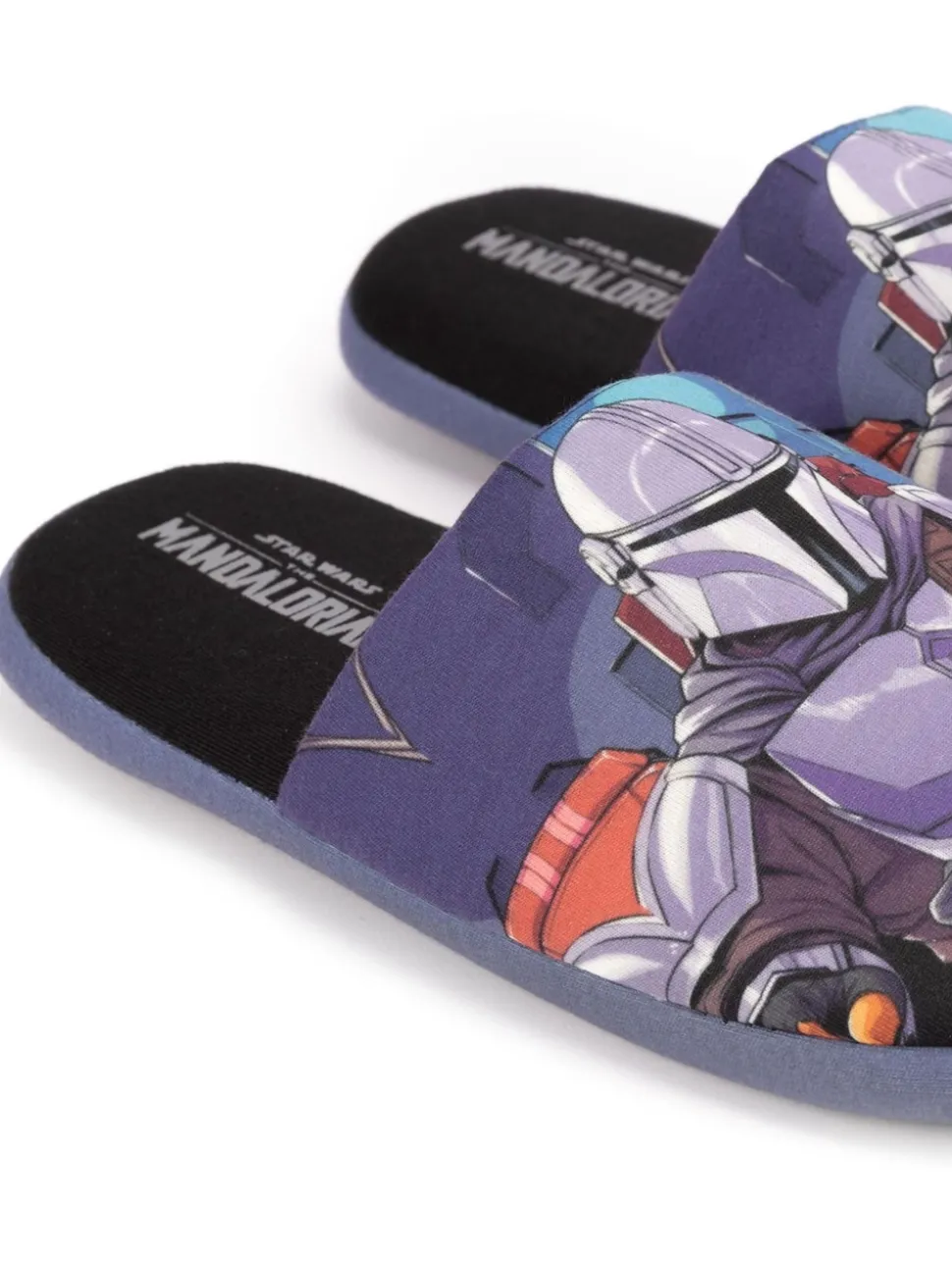 Vanilla Underground Black Star Mr Men Mr Lazy Slippers
