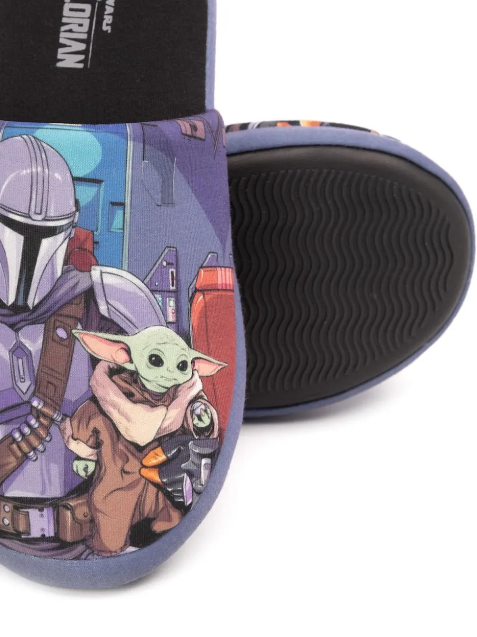 Vanilla Underground Black Star Mr Men Mr Lazy Slippers