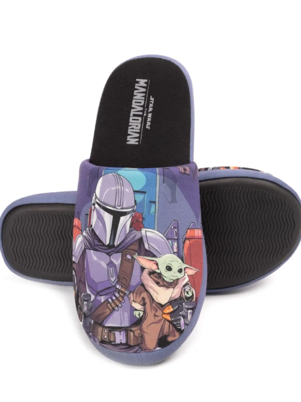 Vanilla Underground Black Star Mr Men Mr Lazy Slippers