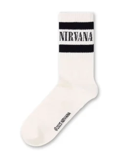 Vanilla Underground Black Mens Nirvana Multicoloured Calf Socks Set of 3