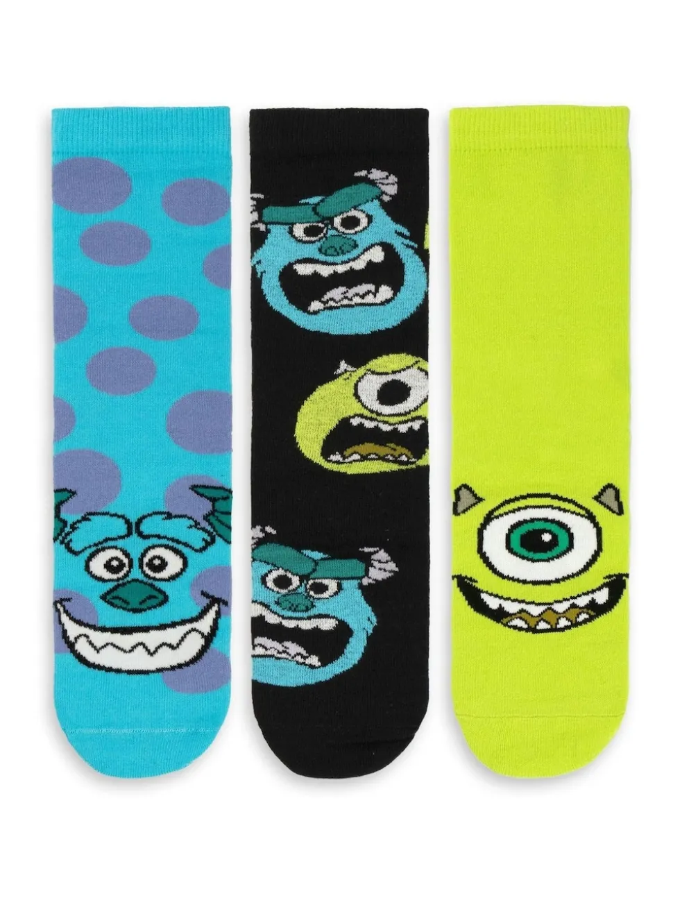 Vanilla Underground Blue Monsters Inc Calf Socks Set of 3