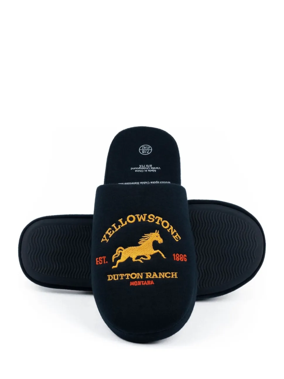 Vanilla Underground Blue Yellowstone Mule Slippers