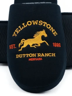 Vanilla Underground Blue Yellowstone Mule Slippers