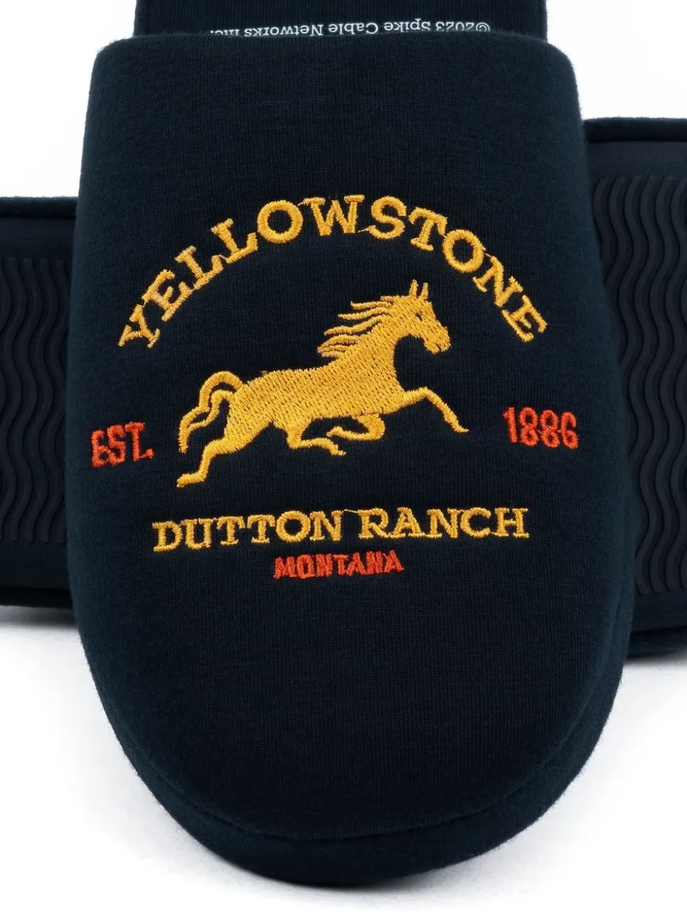 Vanilla Underground Blue Yellowstone Mule Slippers