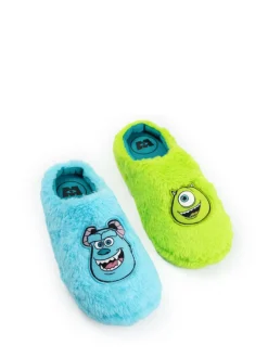 Vanilla Underground Blue Disney Monsters Inc Sully & Mike Slippers