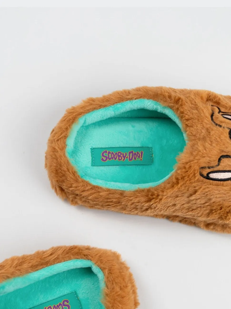Vanilla Underground Brown Scooby Doo Character Face Slippers