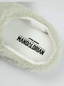 Vanilla Underground Green Star Wars Grogu Slippers