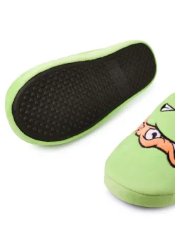 Vanilla Underground Green Mens Character Slippers