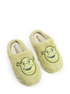 Vanilla Underground Green Shrek Character Face Slippers