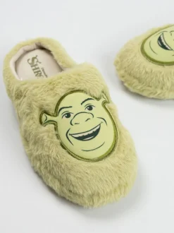 Vanilla Underground Green Shrek Character Face Slippers