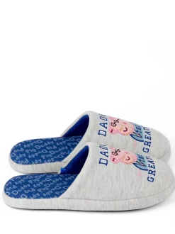 Vanilla Underground Grey Daddy Pig Mr Men Mr Lazy Slippers