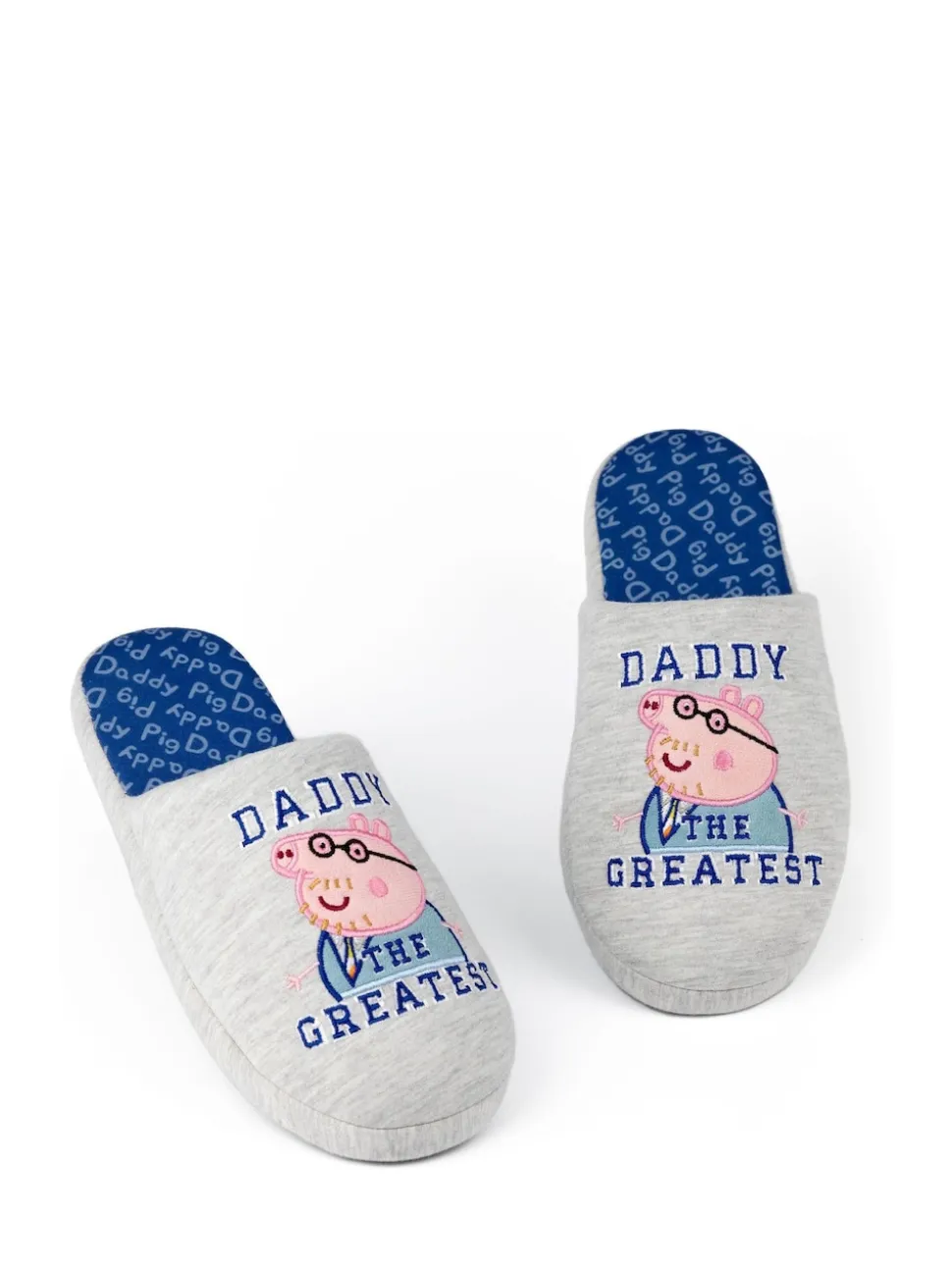 Vanilla Underground Grey Daddy Pig Mr Men Mr Lazy Slippers