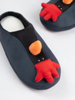Vanilla Underground Grey Wallace And Gromit Feathers McGraw Slippers