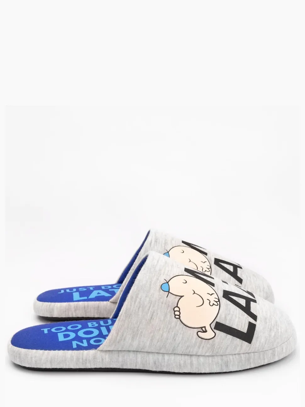 Vanilla Underground Grey Mr Men Mr Men Mr Lazy Slippers