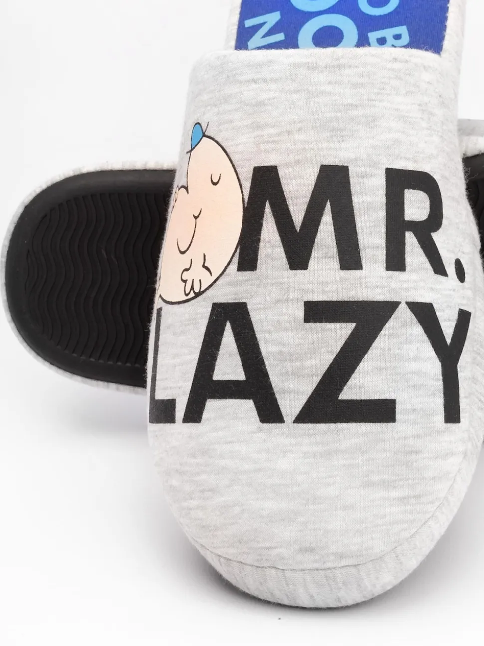 Vanilla Underground Grey Mr Men Mr Men Mr Lazy Slippers