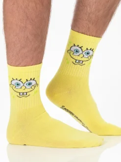 Vanilla Underground Multicoloured Spongebob Squarepants Socks 5 Pack